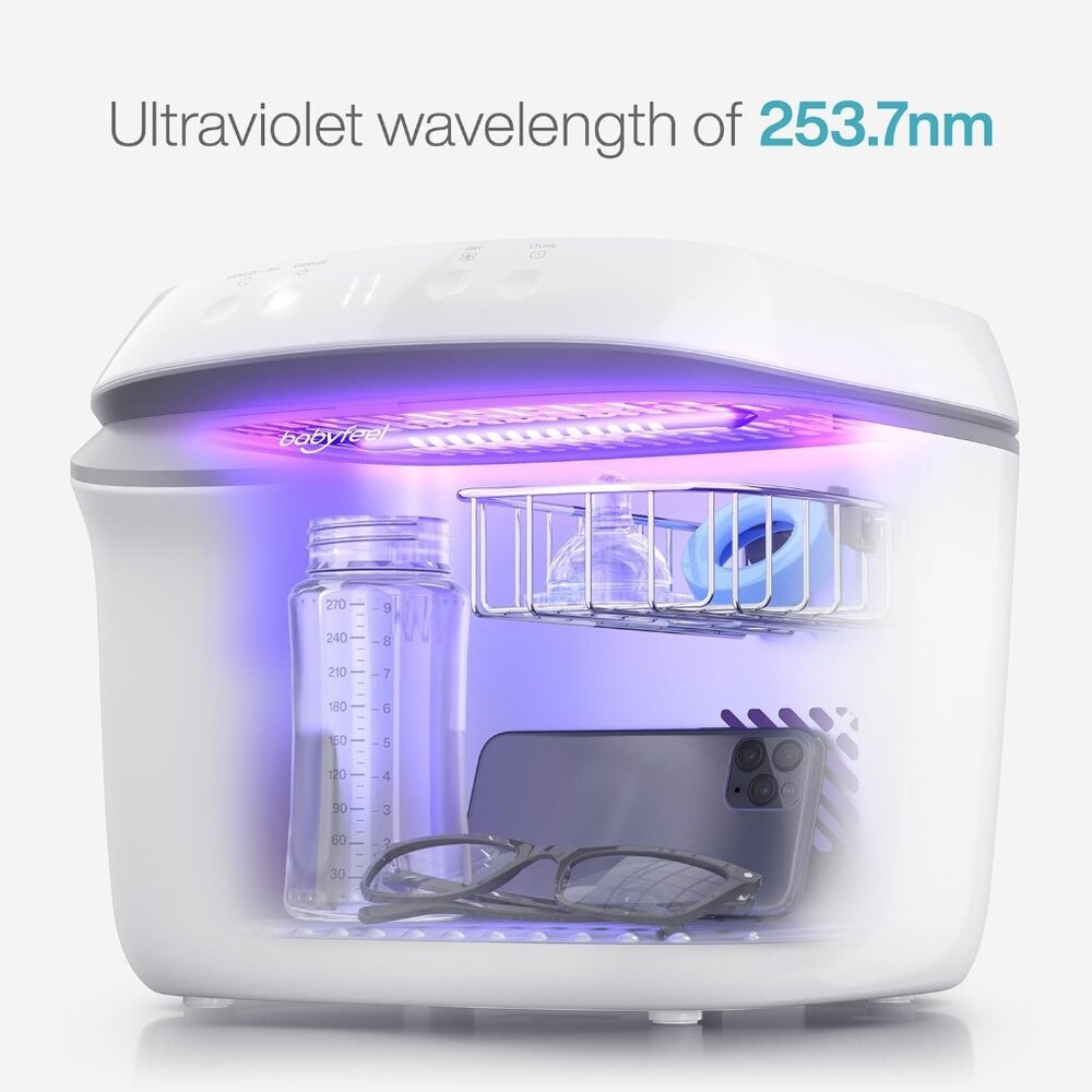 UV Light Sanitizer, UV Box Sanitizer, Conveniently Sanitizes in Minutes, Large C - Picture 3 of 8
